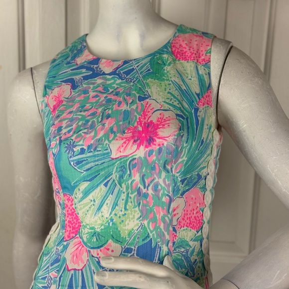 Lilly Pulitzer Mila Stretch Shift Pink Dress - Size 00 - Picture 11 of 17